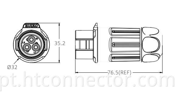 Aviation plug female